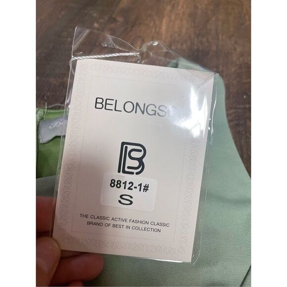 Belongsci Small Mint Green Cut our Sides Cocktail Dress New - Picture 7 of 7